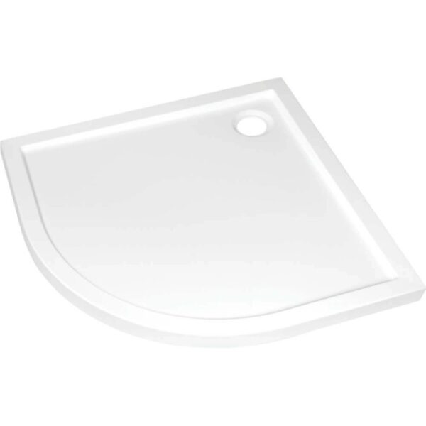 Piatto doccia acrilico semicircolare Idrostile Praim 90x90 cm bianco