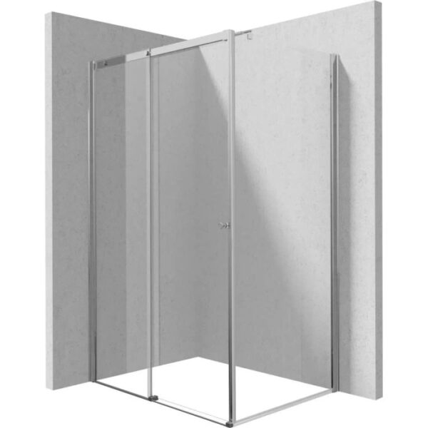 Cabina doccia rettangolare Coliseo Idrostile 1200x2000 mm cromo