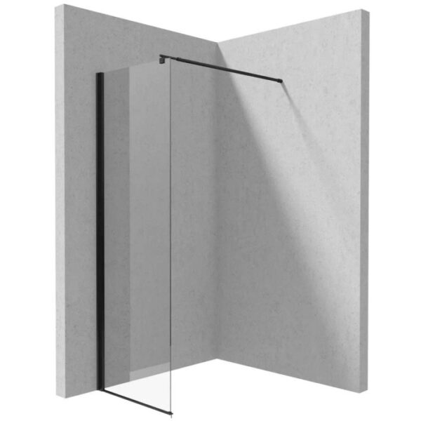 Parete doccia walk-in Idrostile 600x2000 mm nero