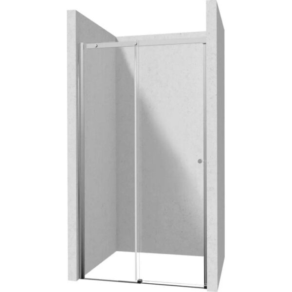 Porta doccia scorrevole Idrostile 100x200 cm Cromo