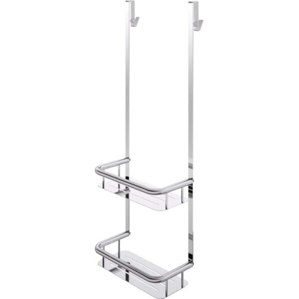 Mensola doccia Idrostile con ganci 276x762 mm cromo