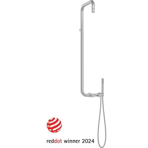 Colonna doccia miscelatore Idrostile finitura Ø42 mm acciaio spazzolato