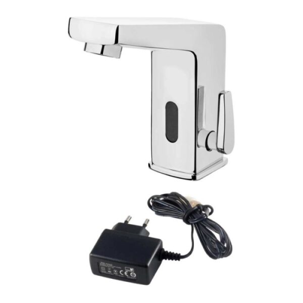 Miscelatore lavabo Moa senza contatto con controllo temp 230/6V cromo
