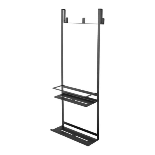 Mensola doccia Idrostile con ganci 300x760 mm nero