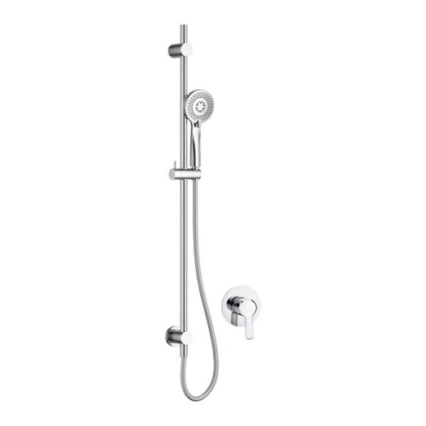 Set doccia incasso con asta scorrimento Idrostile cromo