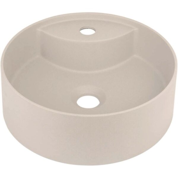 Lavabo da appoggio rotondo Limonar Idrostile Beige