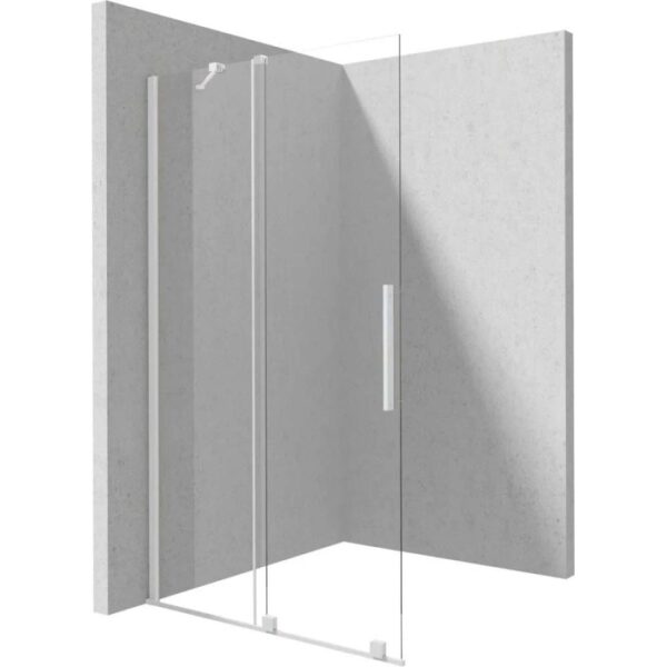 Parete doccia scorrevole Cabaiguán Idrostile 800x1950 mm bianco