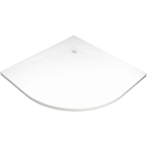Piatto doccia acrilico semicircolare Idrostile 90x90 cm bianco