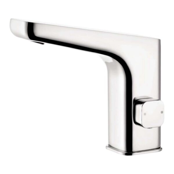 Miscelatore lavabo Bolondrón senza contatto controllo temp. 4xAA cromo