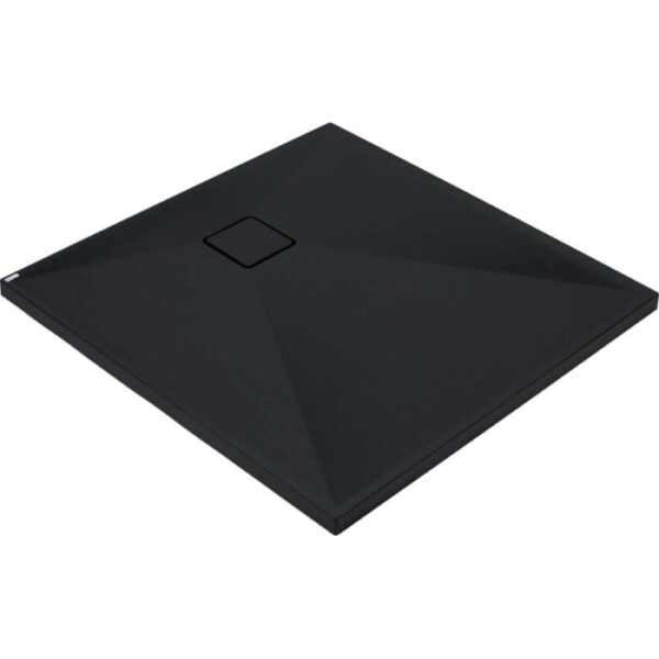 Piatto doccia granito Idrostile Puerto Padre 80x80 cm nero