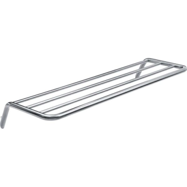 Mensola bagno a coste Idrostile 616x89 mm cromo