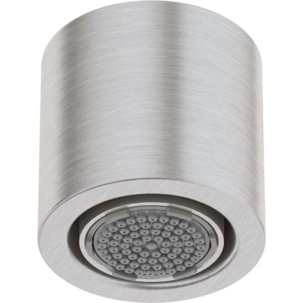 Soffione doccia fisso 1 funzione ø42 mm Limonar acciaio spazzolato