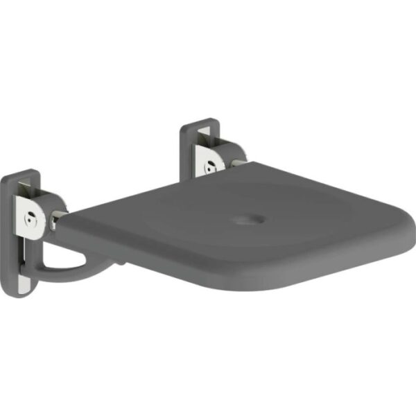 Sedile a parete pieghevole 43x18 cm antracite