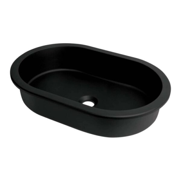 Lavabo da incasso granito Limonar Idrostile 390x145 mm Nero