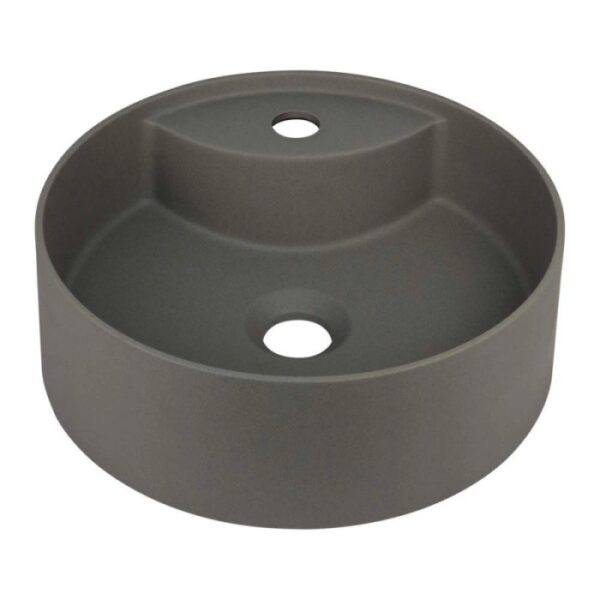 Lavabo da appoggio granito Limonar Idrostile foro rubinetto antracite met