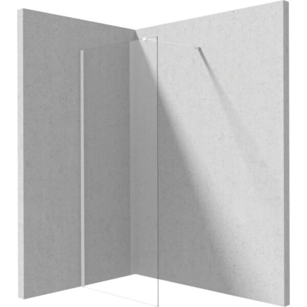 Parete doccia a scomparsa Idrostile 1200x1950 mm bianco