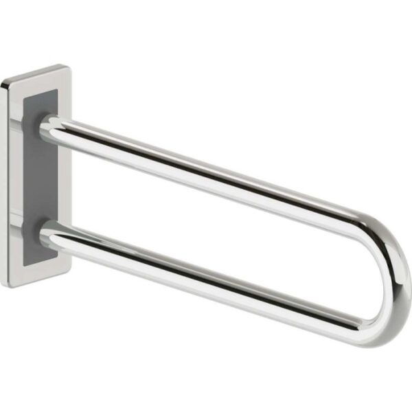 Maniglione bagno fisso Idrostile kit montaggio 60 cm acciaio lucido
