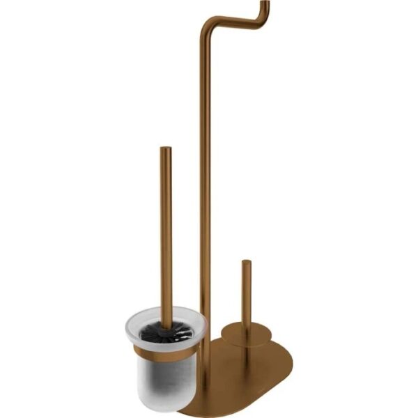 Portarotolo 3 funzioni Idrostile Limonar 312x600 mm bronzo spazzolato