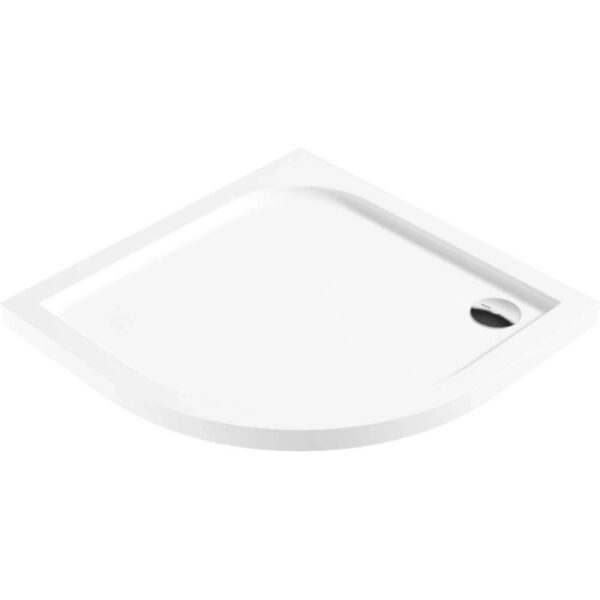 Piatto doccia acrilico semicircolare Idrostile Cubico 80x80 cm bianco