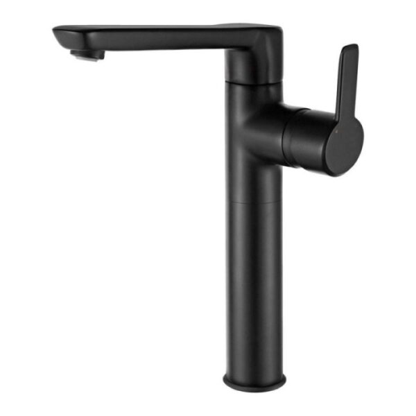 Miscelatore lavabo Rodas alto nero H80 L270 P220 mm