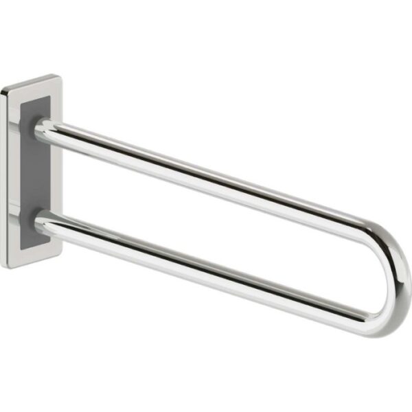 Maniglione bagno fisso Idrostile kit montaggio 70 cm acciaio lucido