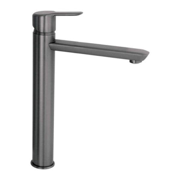 Miscelatore lavabo Rodas alto titanio H70 L270 P500 mm