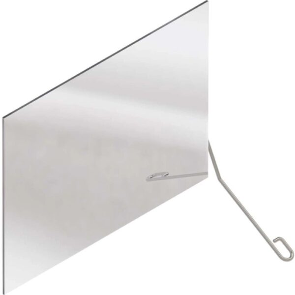 Specchio reclinabile 60x45 cm acciaio inox dx