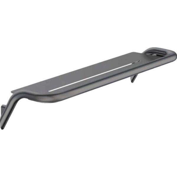 Mensola bagno a parete Idrostile 436x89 mm titanio