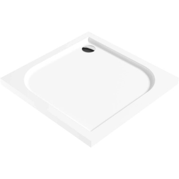 Piatto doccia acrilico quadrato Idrostile Cubico 90x90 cm bianco