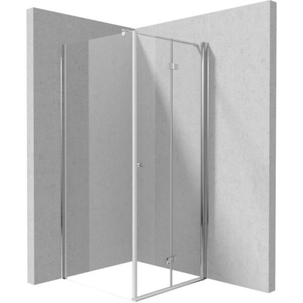 Cabina doccia quadrata Coliseo Idrostile Kerria 900x2000 mm cromo