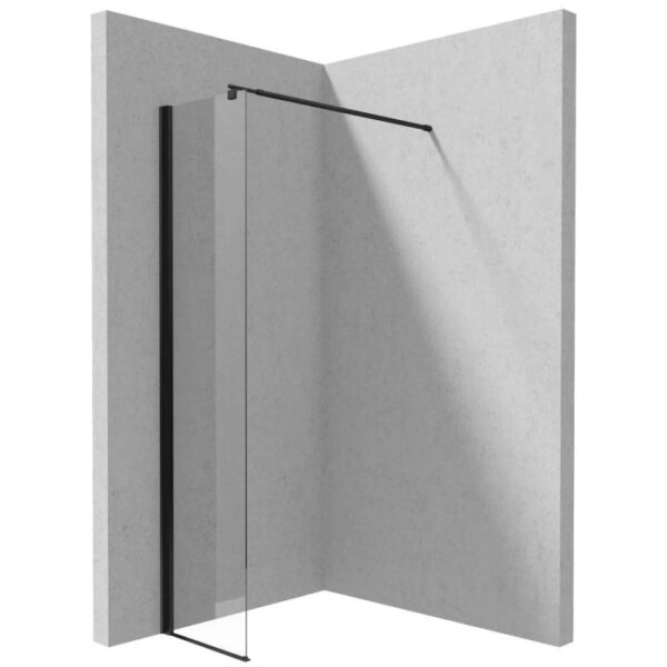 Parete doccia walk-in Idrostile 400x2000 mm nero