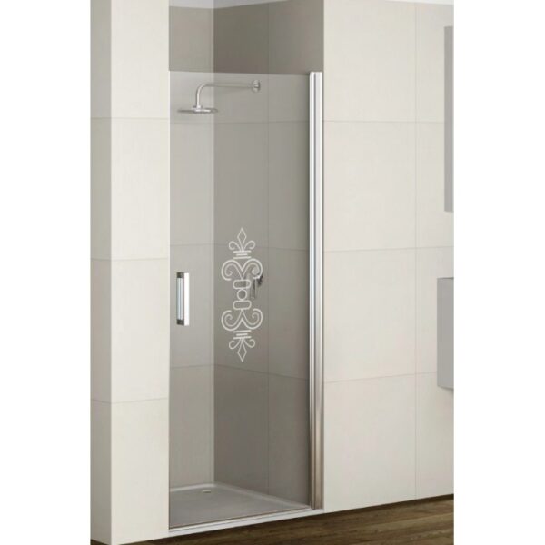 t.b.t. Porta doccia con decoro, box doccia trasparente per il tuo bagno.