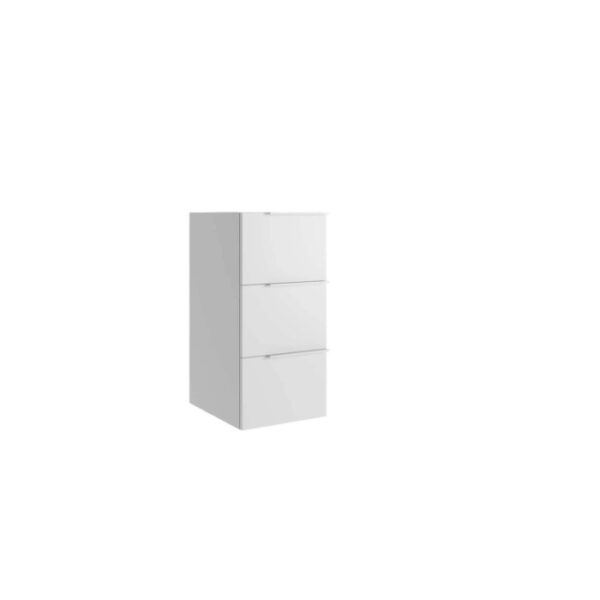 Mobile bagno base 3 cassetti a terra Caren h.75 l.35 p.51 cm acero