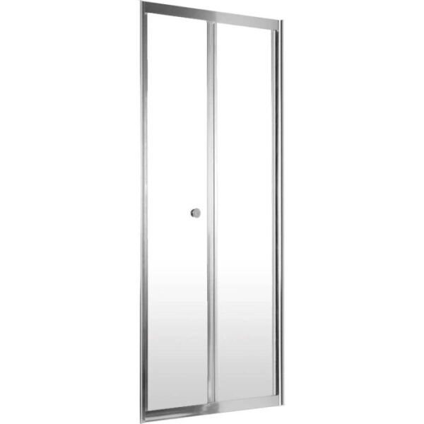 Porta doccia cristallo temperato 5 mm pieghevole Idrostile 90 cm trasparente