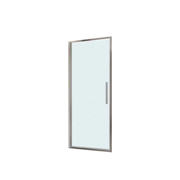 Porta a battente doccia estensione cm 72-76 cromo stampato