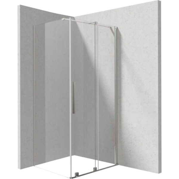 Cabina doccia rettangolare Cabaiguán Idrostile Cabaiguán 1200x1950 mm cromo
