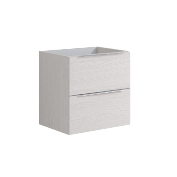 Mobile bagno t.b.t. con due cassetti effetto legno per arredo bagno.