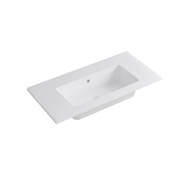 Lavabo singolo t.b.t. bianco per il bagno.