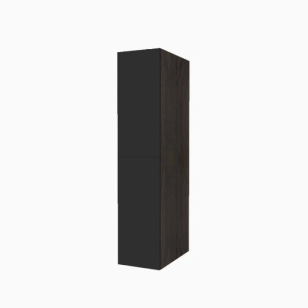 Colonna lavanderia anta doppia H182xL40xP65 cm Olmo Caffè Grafite opaco
