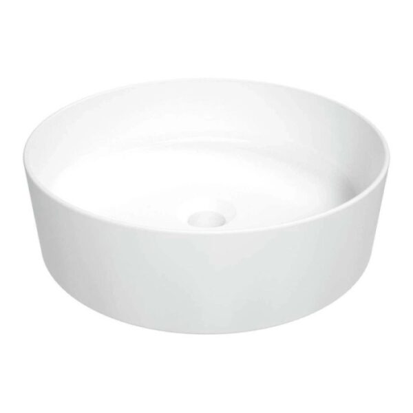 Lavabo da appoggio rotondo in ceramica Pálpite Idrostile Bianco