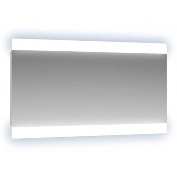 Specchio con fasce satinate retroilluminate led Zone 140x70 cm