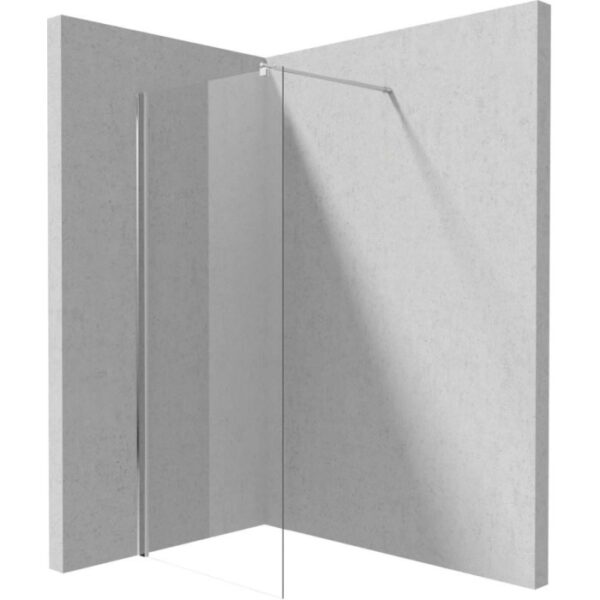 Parete doccia walk-in Idrostile 800x2000 mm cromo