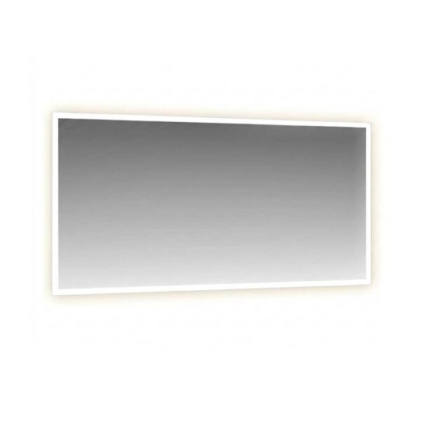 Specchio cornice satinata retroilluminato led 120x70 cm
