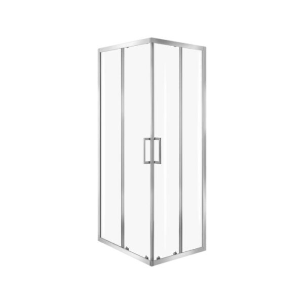 Porta doccia SIXTY 80x120 vetro 6 mm trasparente H 190 cm