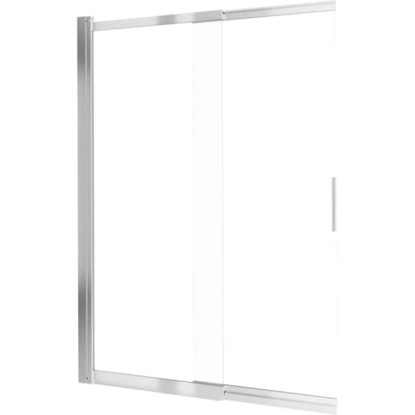 Parete vasca da bagno Idrostile 100x140 cm cromo