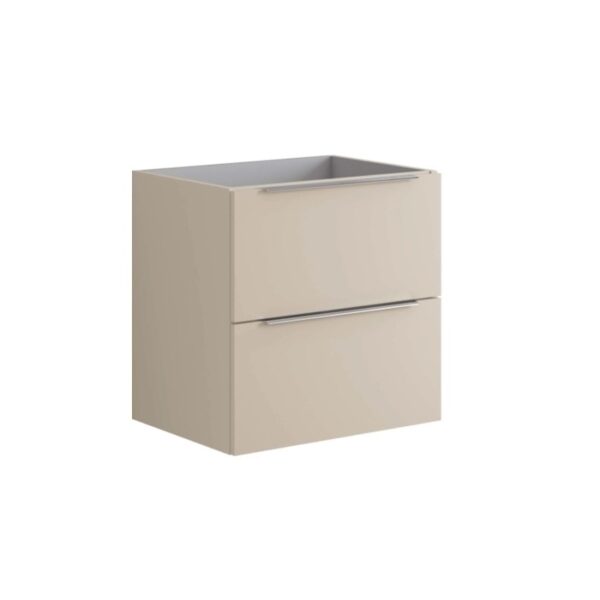 Mobile bagno base lavabo Bali 60 cm 2 cassetti Sabbia Opaco