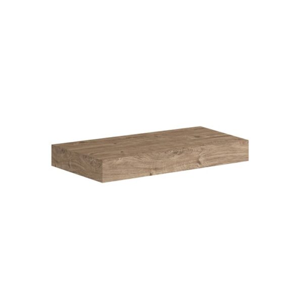 Mensola lavabo t.b.t. effetto legno per bagno e WC.