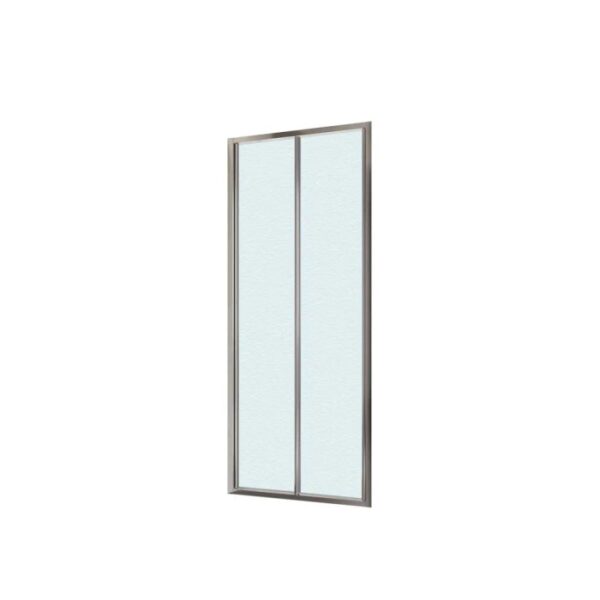 Porta a soffietto doccia 2 ante estensione cm 77-81 cromo stampato