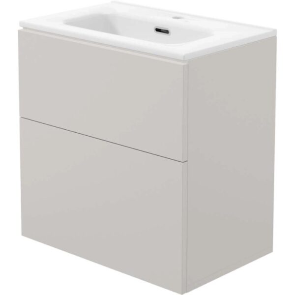 Mobile lavabo con lavabo Idrostile 600x600 mm cachemire