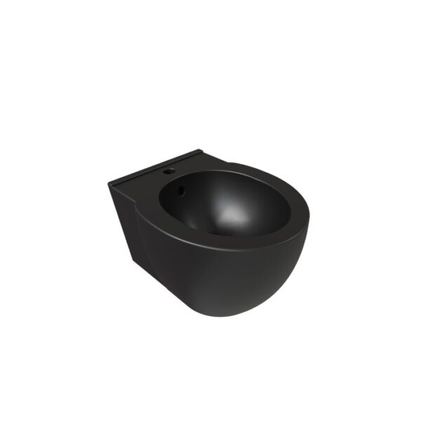 Bidet t.b.t. nero da parete.